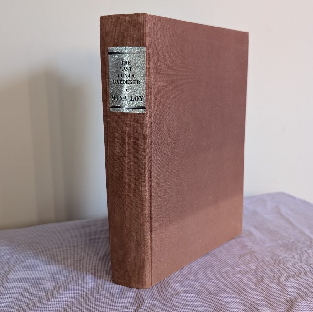 The Last Lunar Baedeker by Mina Loy 1982 1st Ed Hardcover Jargon Society Rare